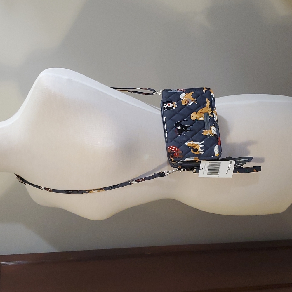 Vera Bradley 3 in 1 Crossbody Holiday Dogs